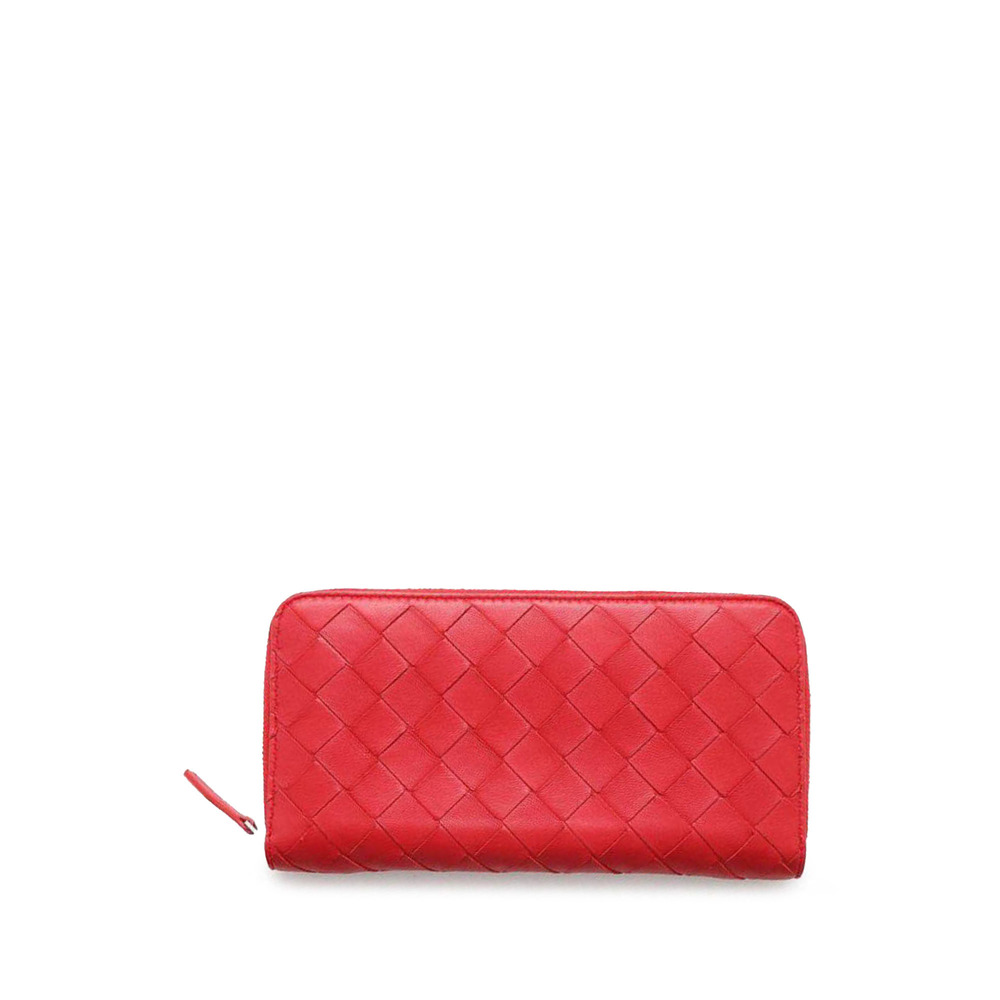 Pre-Loved Bottega Veneta Nappa Intrecciato Zip Around Long Wallet - Picture 2 of 12